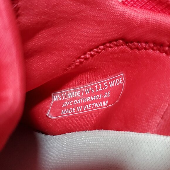 KIZIK Athens Easy Slip-On Sneakers Shoes Breathable Red Women's 12.5W Men's 11W - Picture 11 of 11